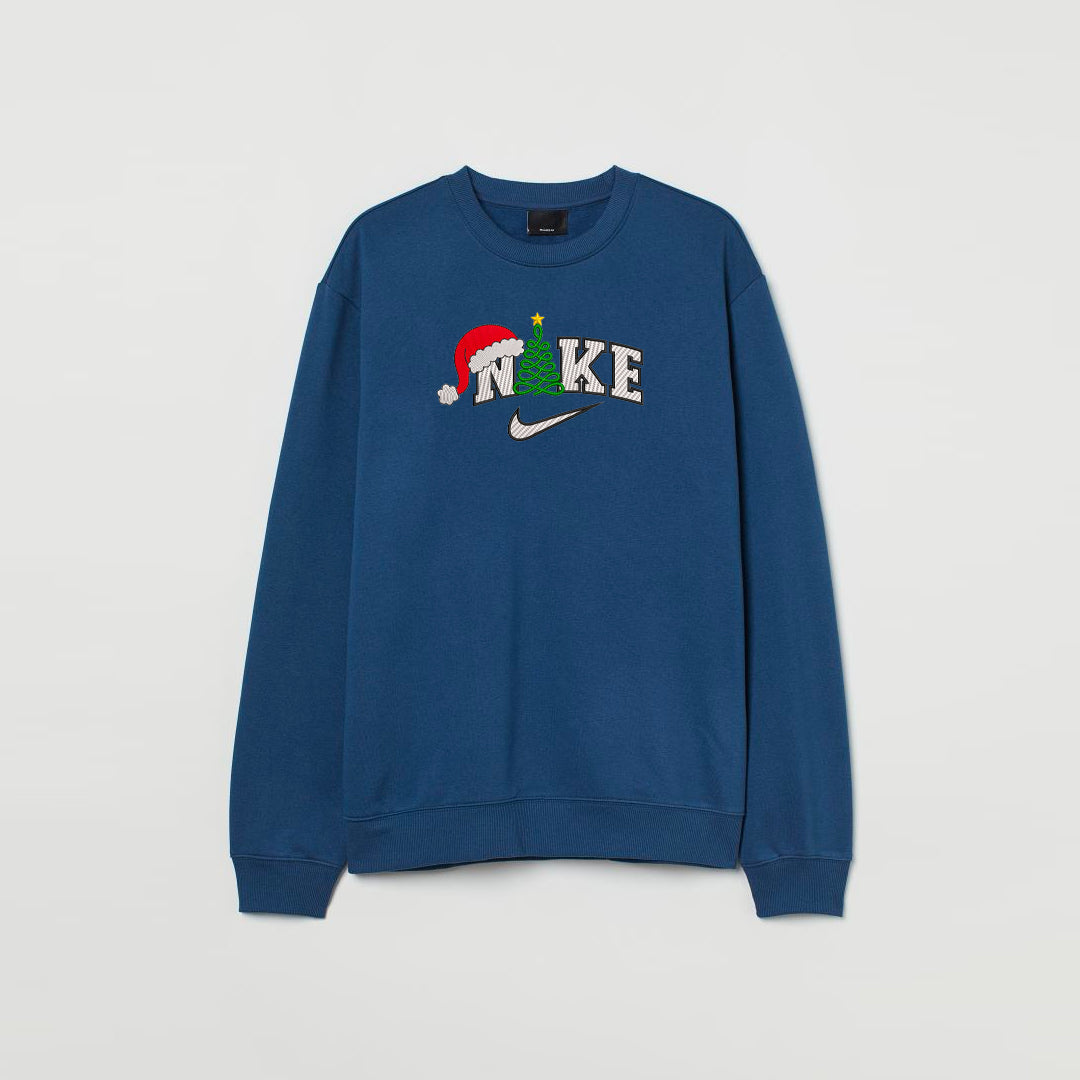 Nike Christmas Embroidered Sweatshirt