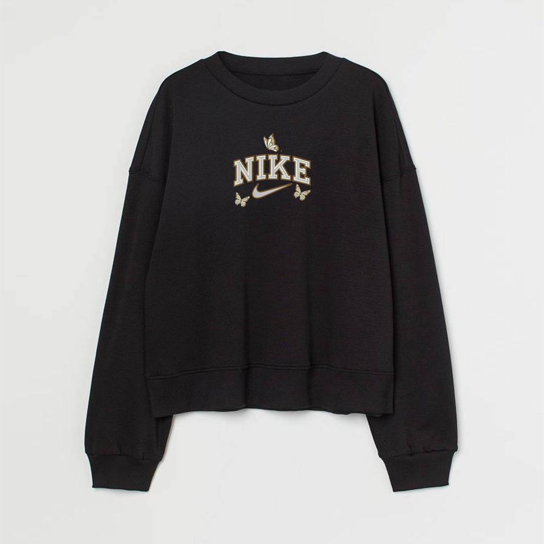 Butterfly Classic Nike Custom Embroidered Sweatshirt