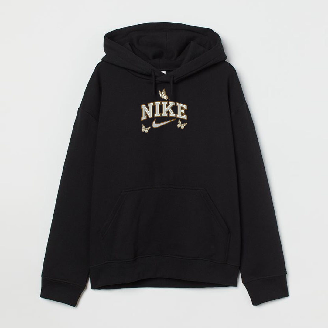 Butterfly Nike Tick Custom Embroidered Jumper/Hoodie