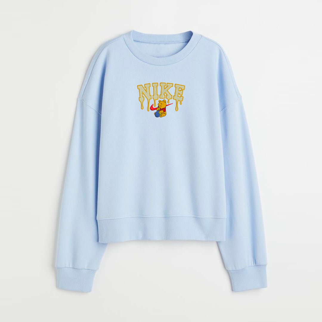 Stitch Disney Nike Embroidered Sweatshirt - spoodee