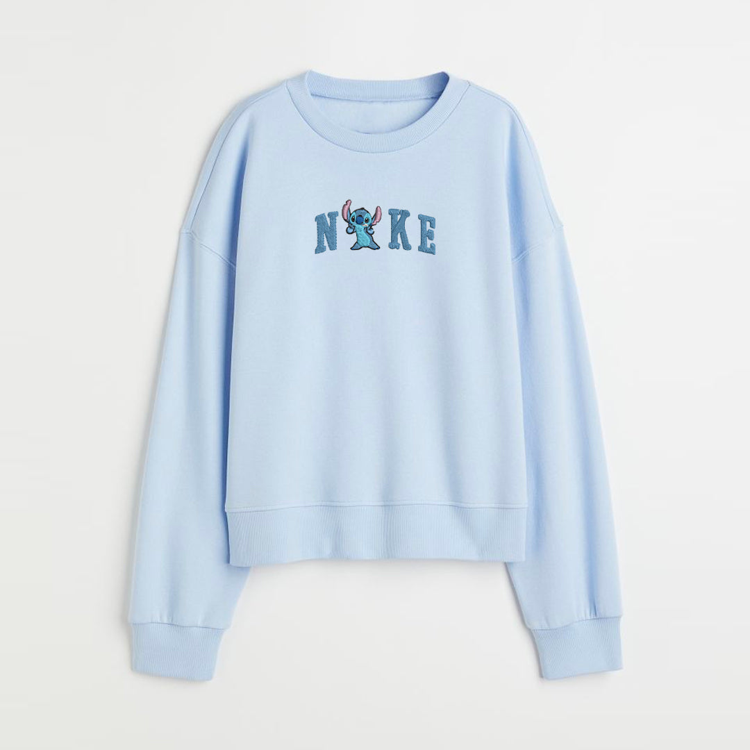 Lilo & Stitch Nike Custom Embroidered Sweatshirt