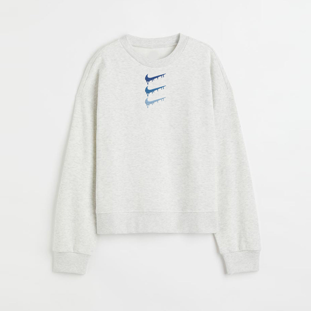 Tripple Drip Tick Nike Custom Embroidered Sweatshirt